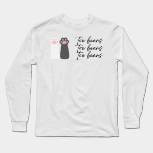 Toe Beans Toe Beans Toe Beans Long Sleeve T-Shirt